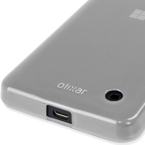 Olixar FlexiShield Microsoft Lumia 550 Gel Case - Frost White