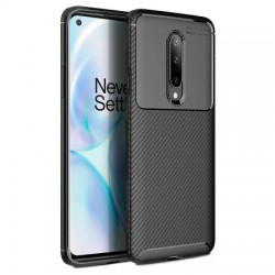 Olixar Carbon Fibre OnePlus 8 Case - Black