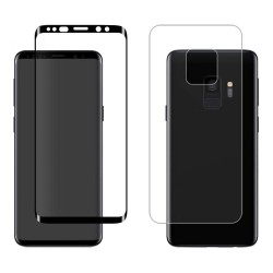Eiger 3D 360 GLASS Tempered Glass Screen Protector for Samsung Galaxy S9 in Clea