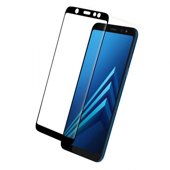 Eiger 3D GLASS Full Screen Glass Screen Protector for Samsung Galaxy A6+ (2018) 