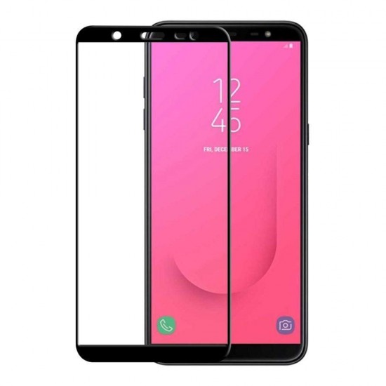 Eiger 3D GLASS Full Screen Glass Screen Protector for Samsung Galaxy J8 (2018) i