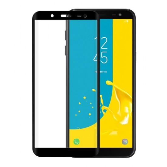 Eiger 3D GLASS Full Screen Tempered Glass Screen Protector for Samsung Galaxy J6