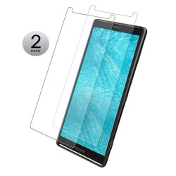 Eiger Tri Flex High-Impact Film Screen Protector (2 Pack) for Sony Xperia XZ2 in