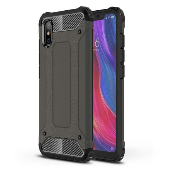 Olixar Delta Armour Protective Xiaomi Mi 8 Pro Case - Gunmetal