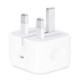 Official Apple 18W iPhone 12 Pro Max Fast Charger & 1m Cable Bundle