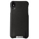 Vaja Grip iPhone XS Max Premium Leather Case - Black