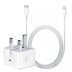 Official Apple 18W iPhone XR Fast Charger & 1m Cable Bundle