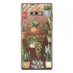 LoveCases Samsung Note 9 Plant Phone Case - Clear Multi
