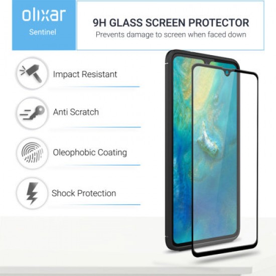 Olixar Sentinel Huawei Mate 20 X Case And Glass Screen Protector