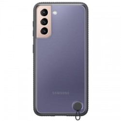 Official Samsung Galaxy S21 Clear Protective Case - Black