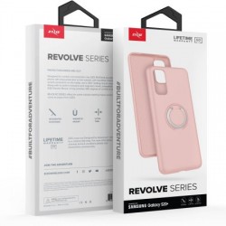 Zizo Revolve Series Galaxy S20 Plus Ultra Thin Ring Case - Rose Quartz