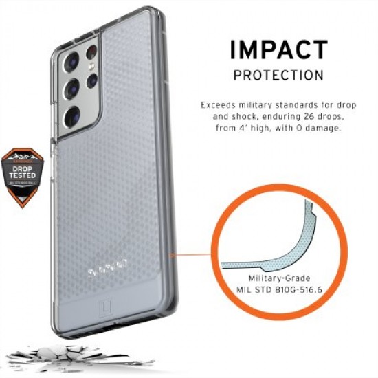 [U] By UAG Samsung Galaxy S21 Ultra Lucent Series Case - Ice