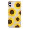 LoveCases iPhone 11 Sunflower Phone Case - Clear Yellow