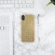 LoveCases iPhone XS Gel Case - Gold Luxury Crystal