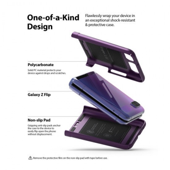 Ringke Slim Samsung Galaxy Z Flip Tough Case - Purple