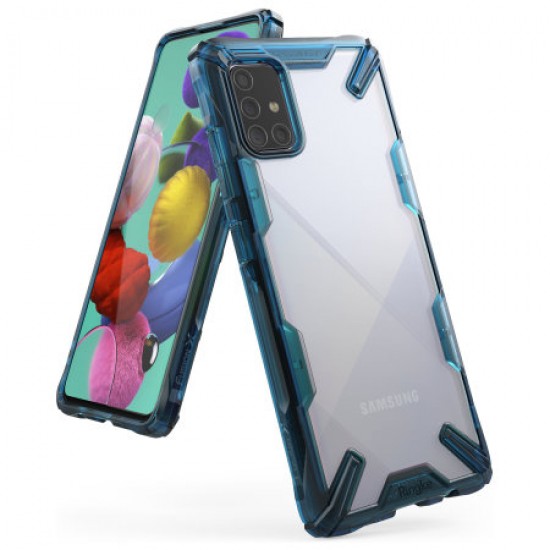 Ringke Fusion X Samsung Galaxy A71 Tough Case - Space Blue