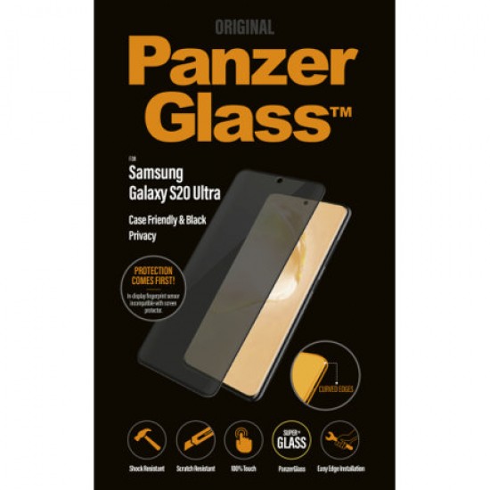 PanzerGlass Samsung S20 Ultra Case Friendly Privacy Screen Protector