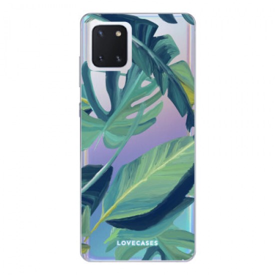 LoveCases Samsung Galaxy Note 10 Lite Tropical Clear Phone Case