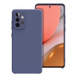 Olixar Samsung Galaxy A72 Soft Silicone Case - Midnight Blue