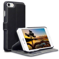 Terrapin Apple iPhone 7/8 & SE (2020) Slim Faux Leather Wallet Case - Black