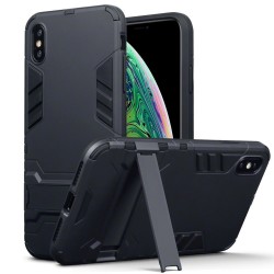 Terrapin Apple iPhone XS Max Dual Layer Impact Armour Stand Case - Black