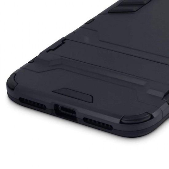 Terrapin Apple iPhone XS Max Dual Layer Impact Armour Stand Case - Black