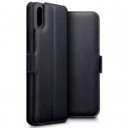 Terrapin Apple iPhone XS Max Ultra Slim Genuine Leather Wallet Case - Black