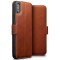 Terrapin Apple iPhone XS Max Ultra Slim Genuine Leather Wallet Case - Cognac