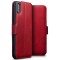 Terrapin Apple iPhone XS Max Ultra Slim Genuine Leather Wallet Case - Red