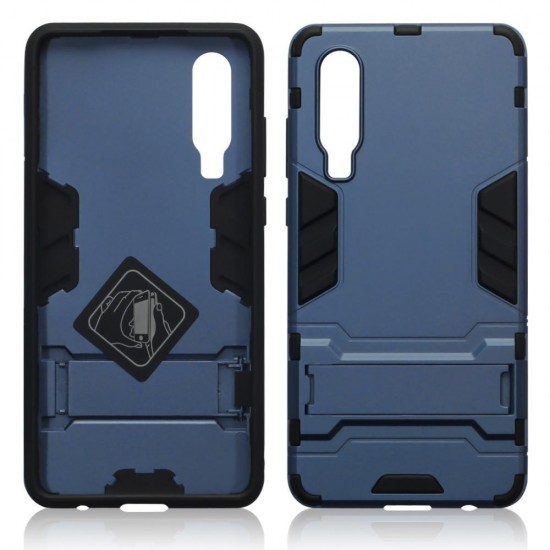 Terrapin Huawei P30 Dual Layer Armour Case + Stand - Blue