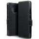 Terrapin Nokia 9 PureView Ultra Slim PU Leather Wallet Case - Black