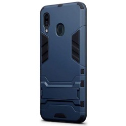 Terrapin Samsung Galaxy A30 Dual Layer Shock Resistant Armour Case + Stand - Blu