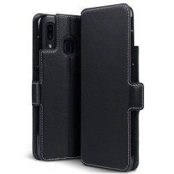 Terrapin Samsung Galaxy A30 Ultra Slim PU Leather Wallet Case - Black