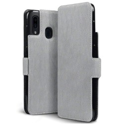 Terrapin Samsung Galaxy A30 Ultra Slim PU Leather Wallet Case - Grey