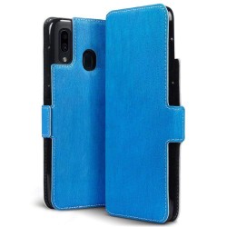 Terrapin Samsung Galaxy A30 Ultra Slim PU Leather Wallet Case - Light Blue