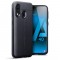 Terrapin Samsung Galaxy A40 Leather Texture Design Slim Gel Case - Black