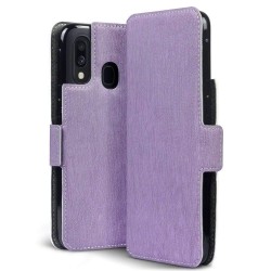 Terrapin Samsung Galaxy A40 Ultra Slim PU Leather Wallet Case - Purple