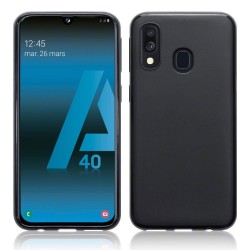 Terrapin Samsung Galaxy A40 Slim Gel Case - Black Matte