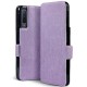 Terrapin Samsung Galaxy A7 2018 Ultra Slim PU Leather  Wallet Case - Purple