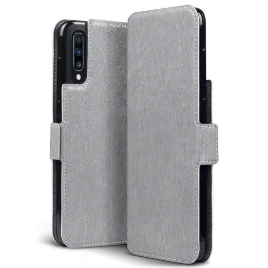 Terrapin Samsung Galaxy A70 Ultra Slim PU Leather Wallet Case - Grey