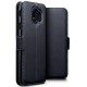 Terrapin Samsung Galaxy J4 2018 Ultra Slim Genuine Leather Wallet Case - Black