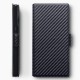 Terrapin Samsung Galaxy Note 10 Low Profile PU Leather Wallet Case - Black Carbo