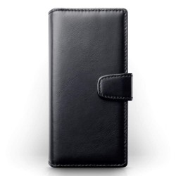 Terrapin Real Leather Wallet Case for Samsung Galaxy Note 10 - Black