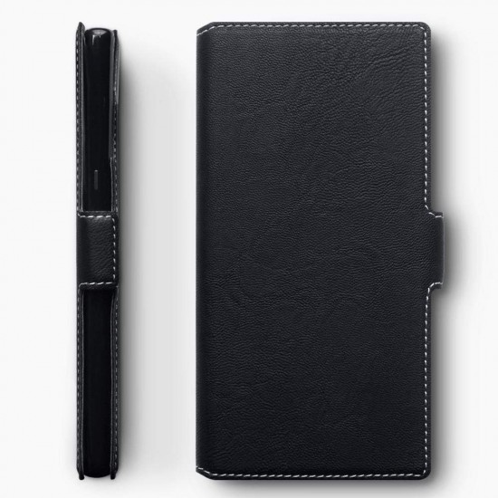 Terrapin Samsung Galaxy Note 10 Ultra Slim PU Leather Wallet Case - Black