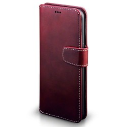 Terrapin Samsung Galaxy S8 Plus Faux Leather Wallet Case + Stand Function - Red 