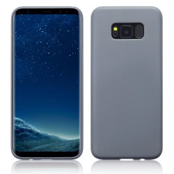 Terrapin Samsung Galaxy S8 Plus Slim Gel Case - Solid Grey Matte