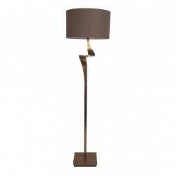 RV Astley Enzo Antique Brass Floor Lamp