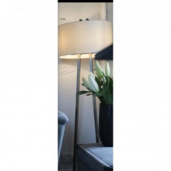 RV Astley Baxter Brushed Nickel Floor Lamp