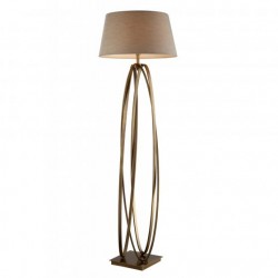 RV Astley Brisa Antique Brass Floor Lamp 