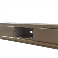 Fairmont Sardinia Cream High Gloss Entertainment Unit With LED